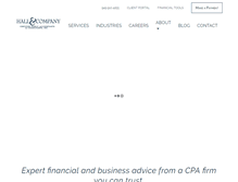 Tablet Screenshot of hallcpas.com